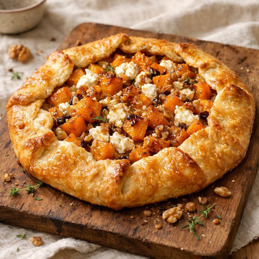 Tarte rustique de butternut