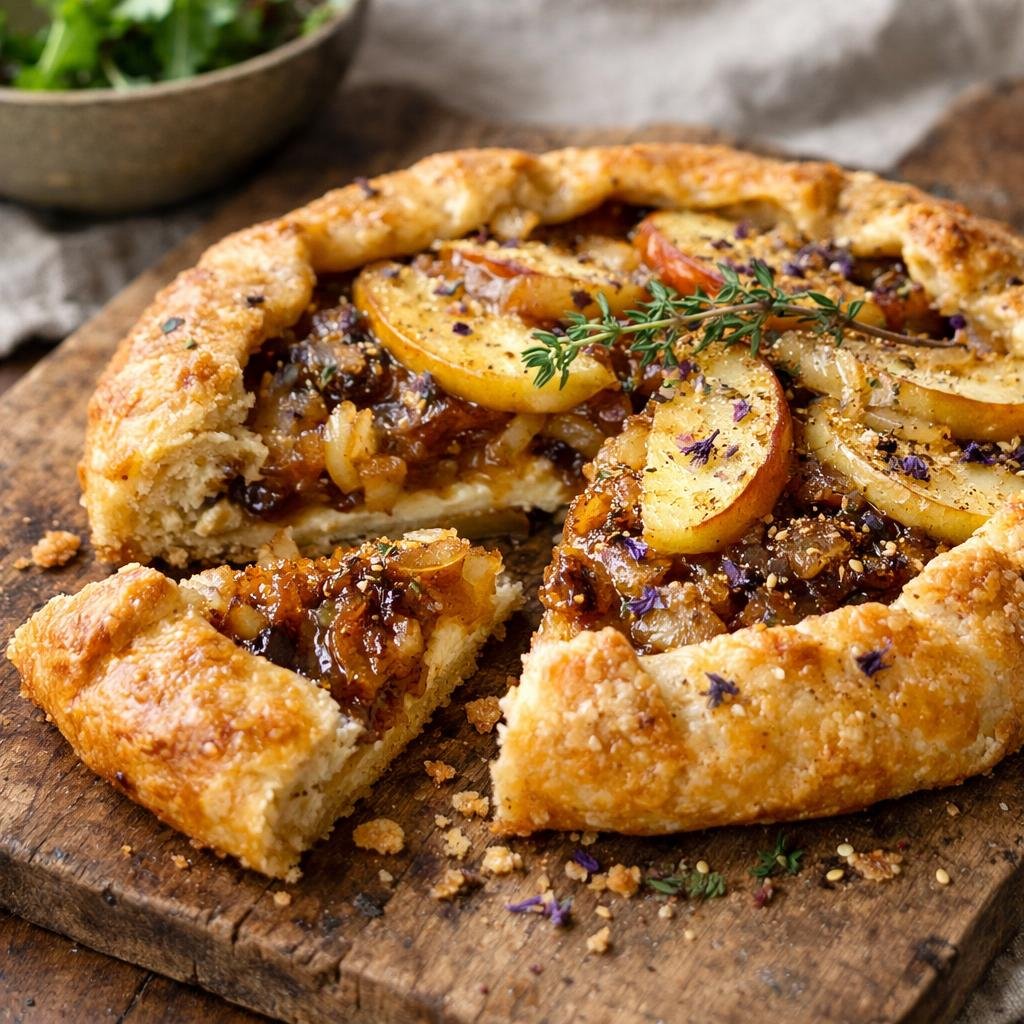 tarte rustique oignons