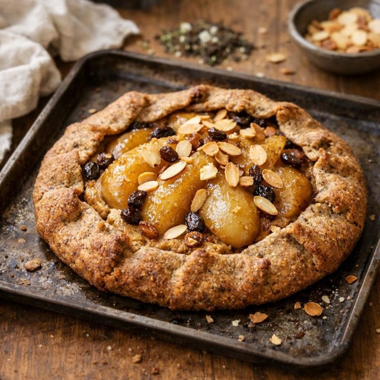 Tarte poire-amande