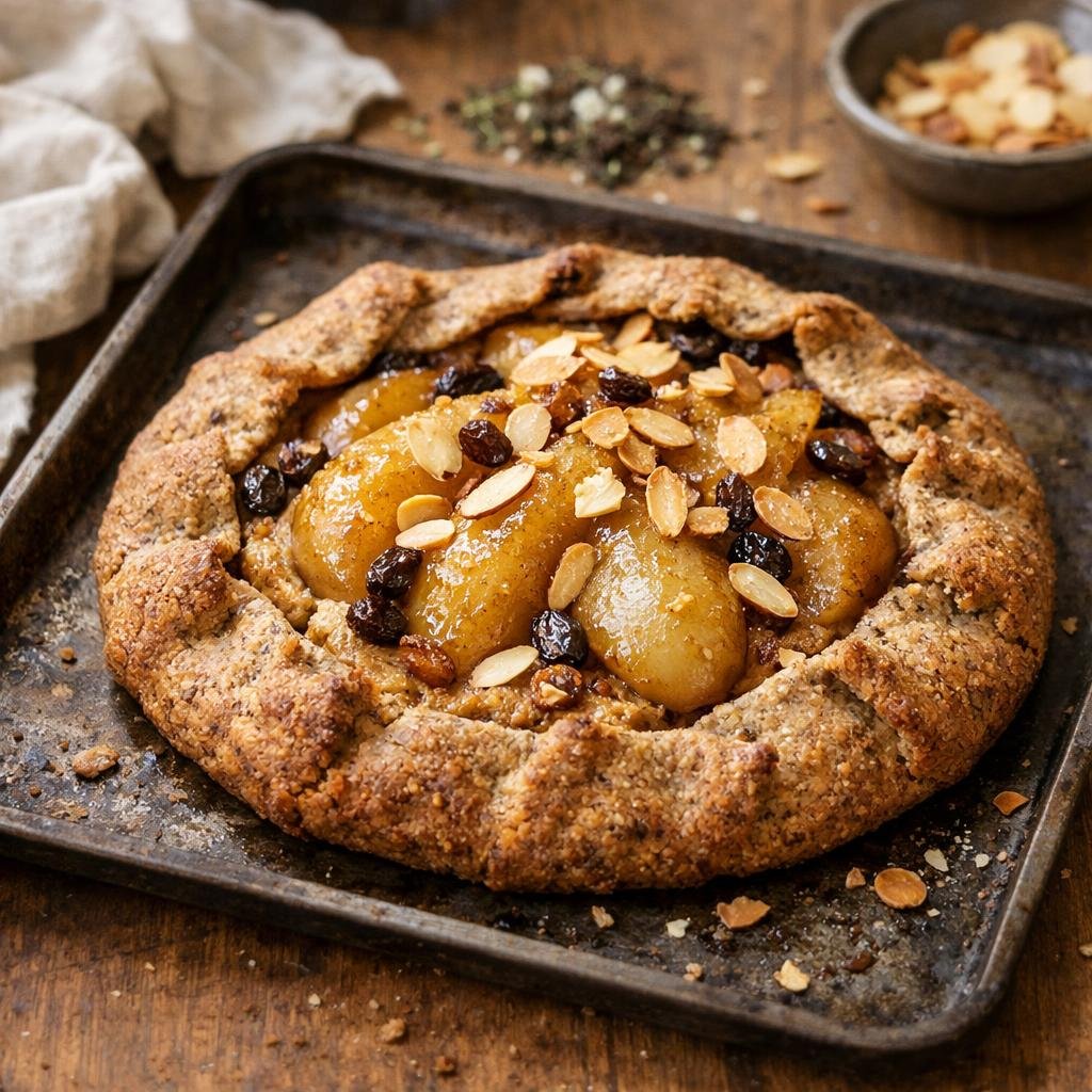 Tarte poire-amande