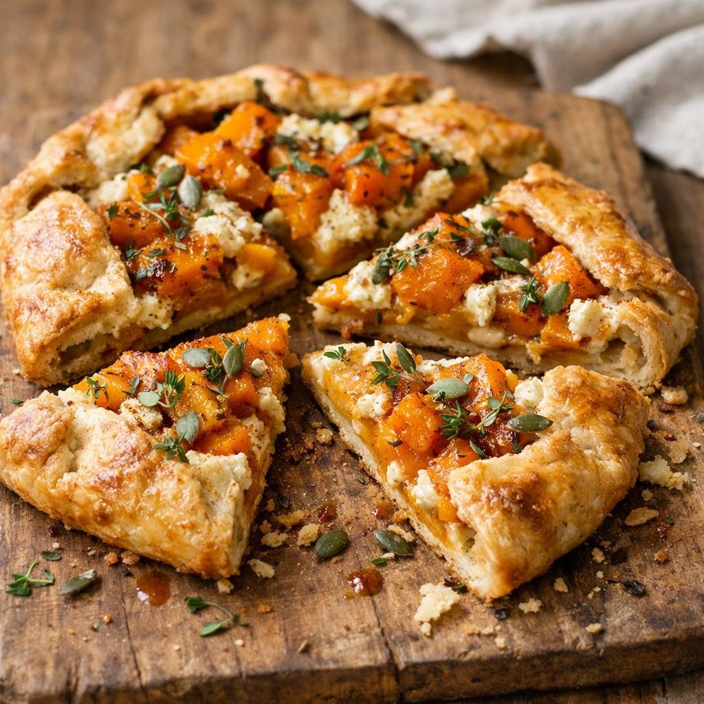Tarte rustique potimarron