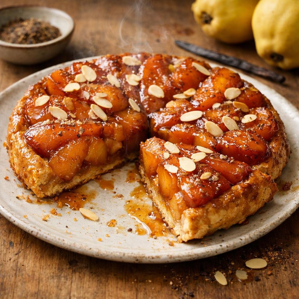 Tarte tatin de coings