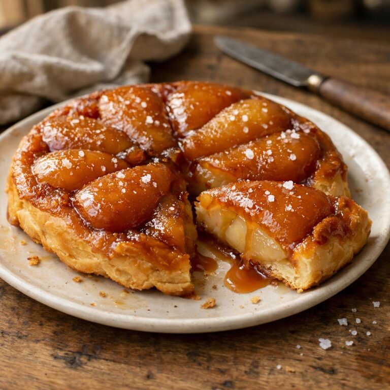 Tarte Tatin de poires