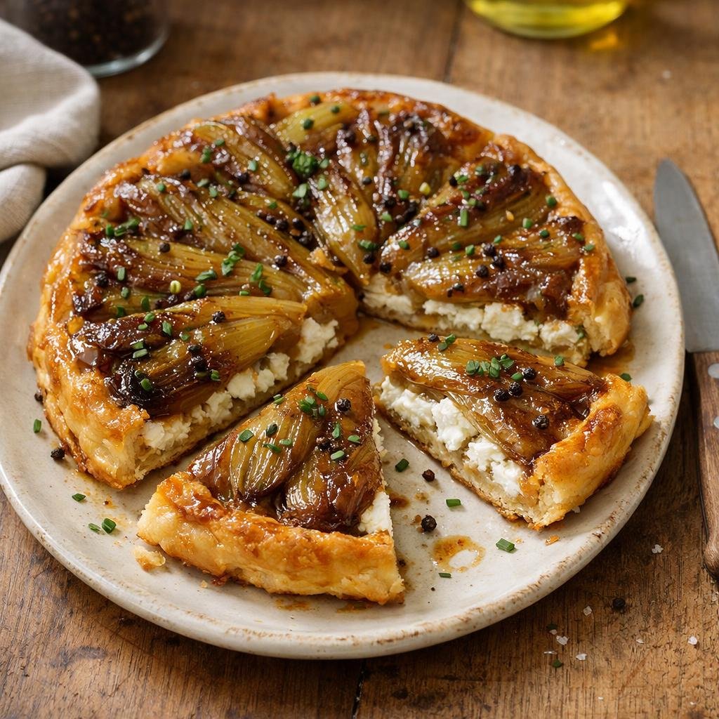 Tarte tatin d'endives