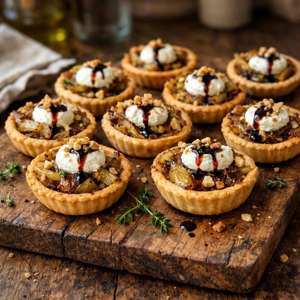 tartelettes endives chèvre