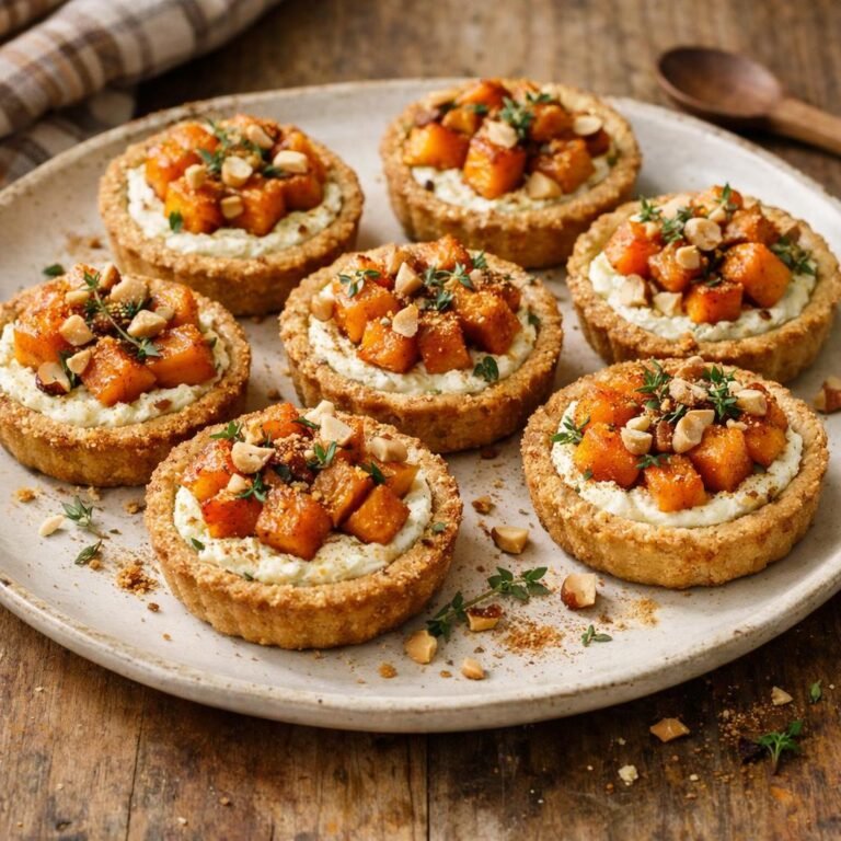 Tartelettes potimarron ricotta