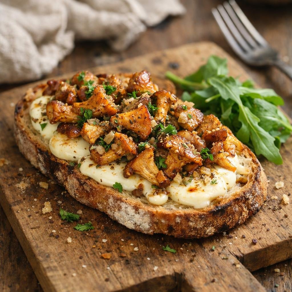 Tartine chaude de chèvre