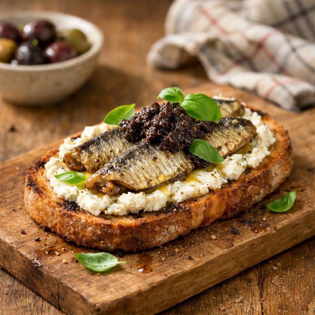 tartine de sardines