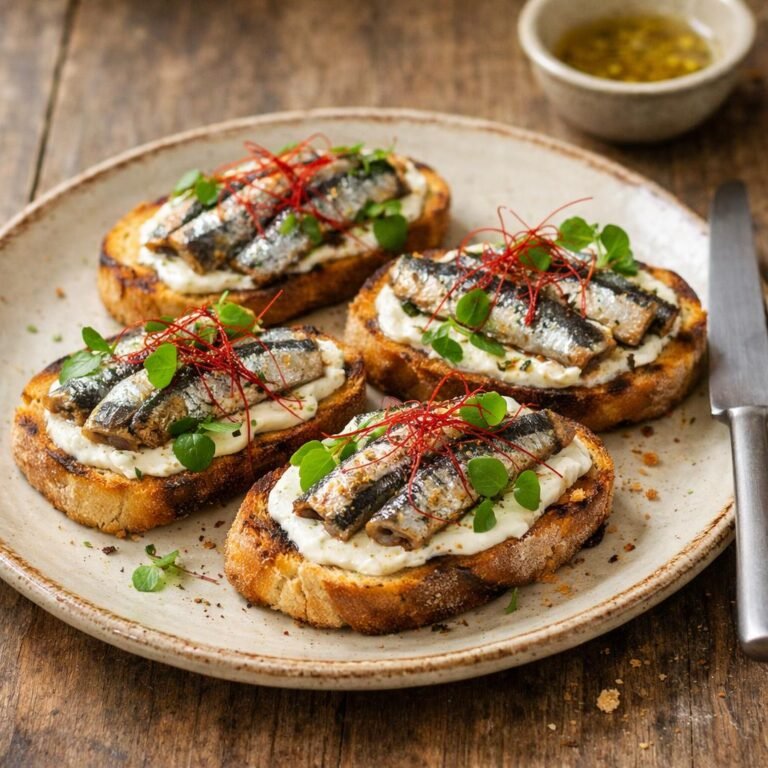 Tartine de sardines