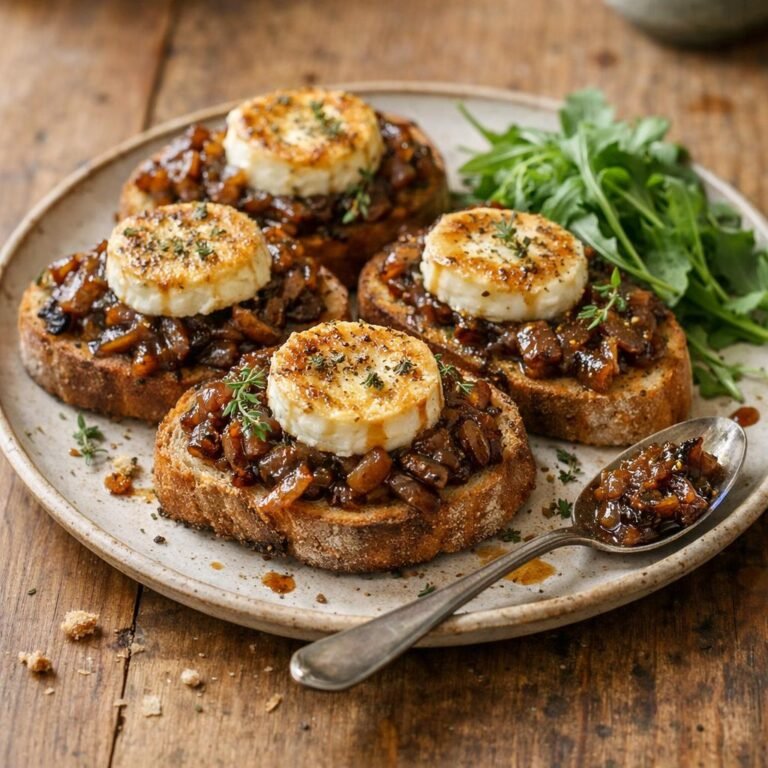 tartine chèvre chaud