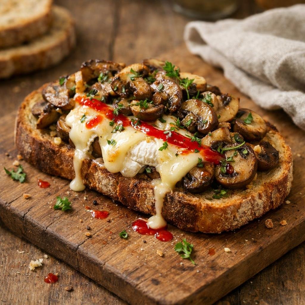 tartine forestière camembert