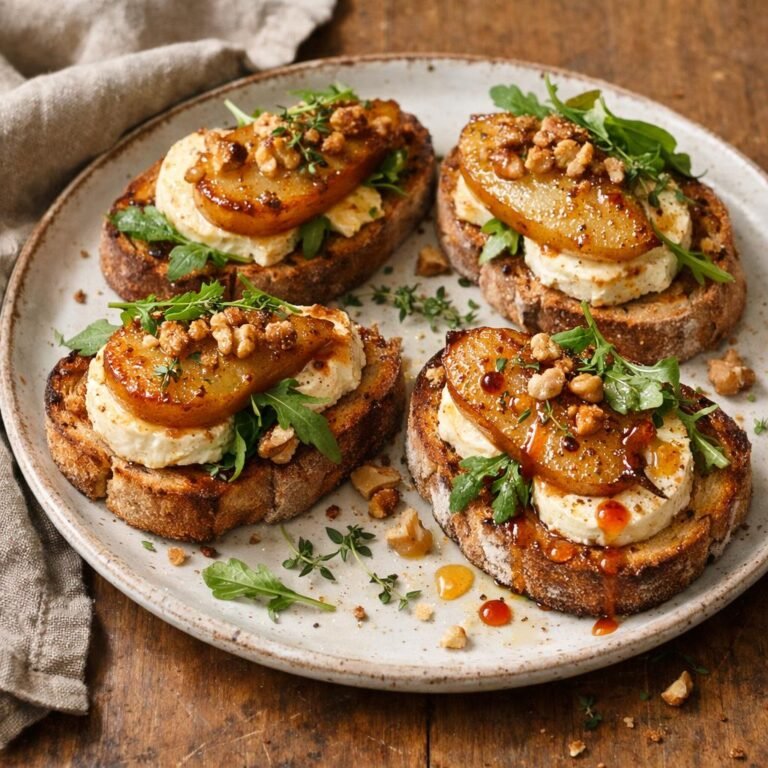tartines chèvre chaud