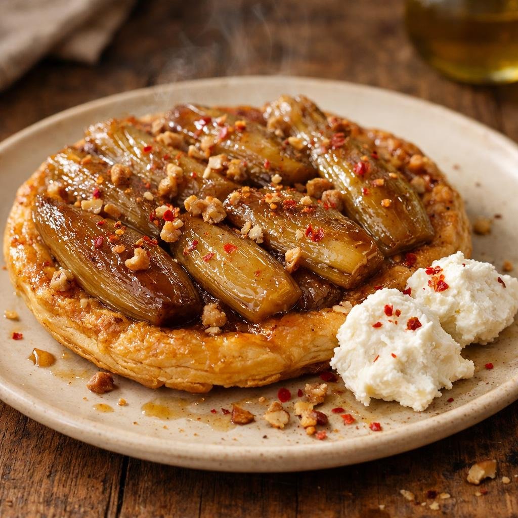 Tatin d'endives pimentées