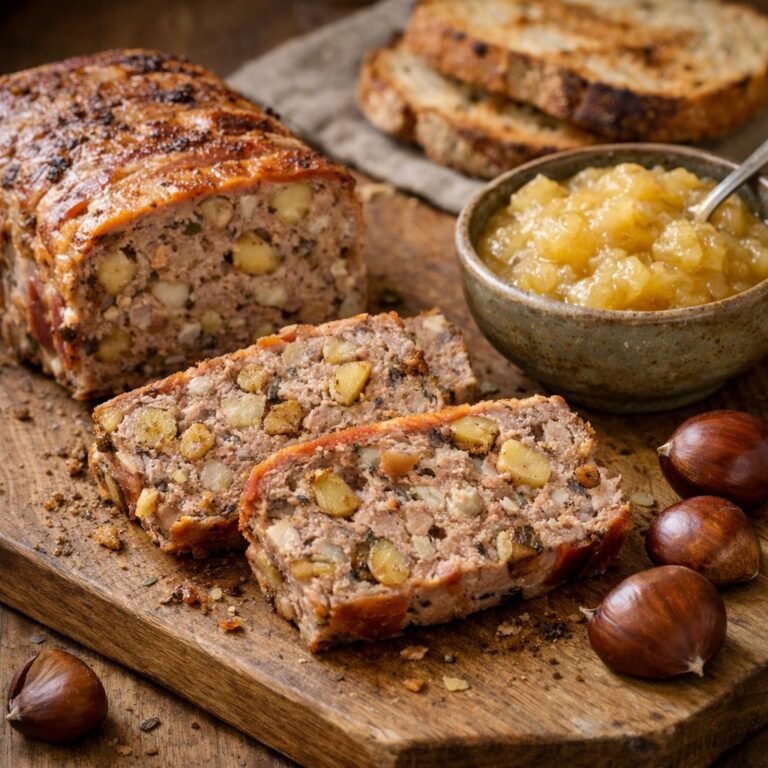 Terrine de porc aux châtaignes