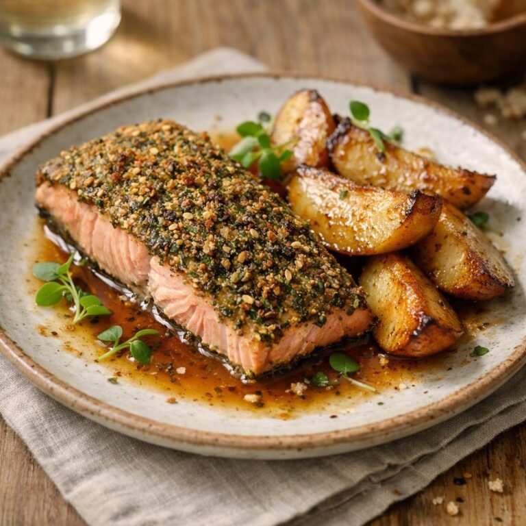 truite en croûte d'herbes