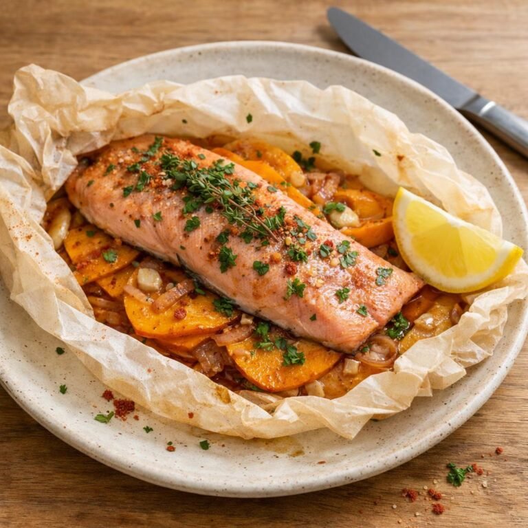 truite en papillote