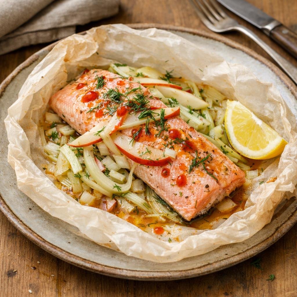 truite en papillote