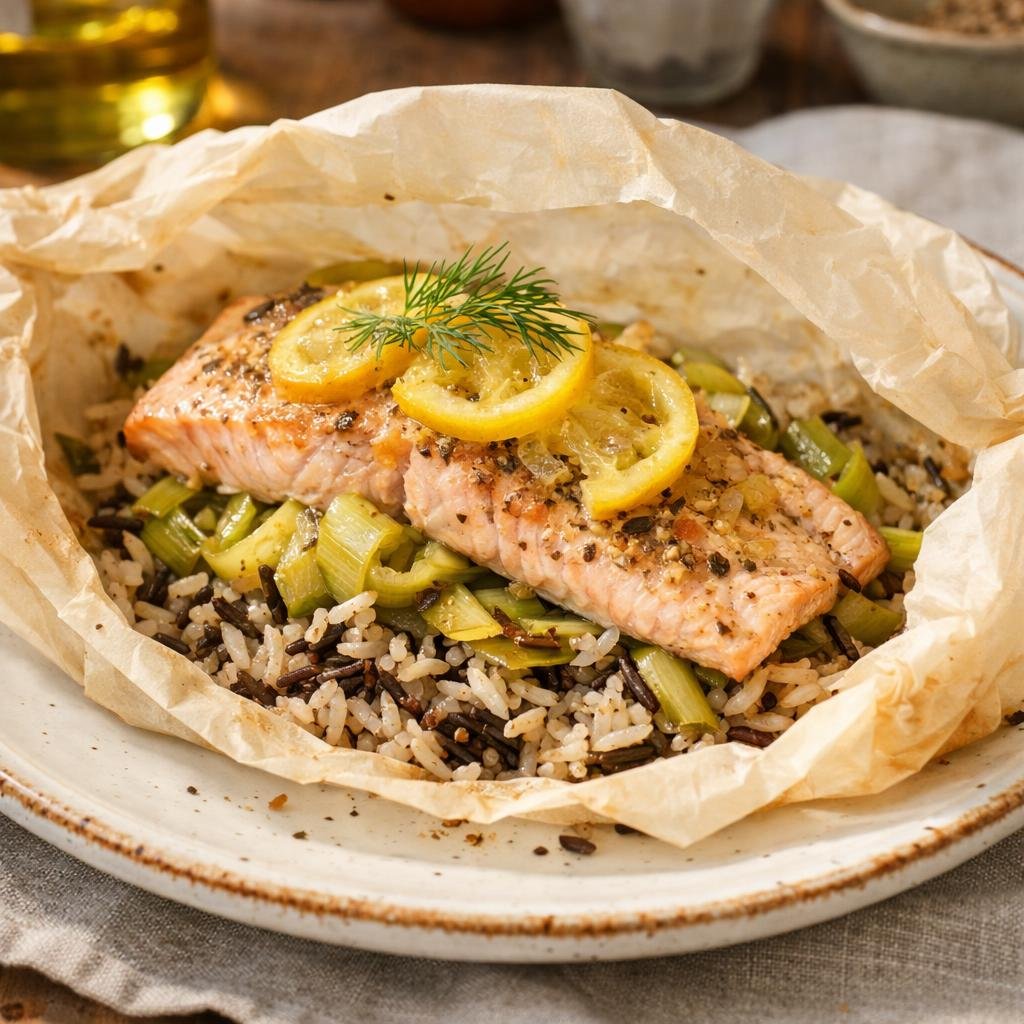 Truite en papillote