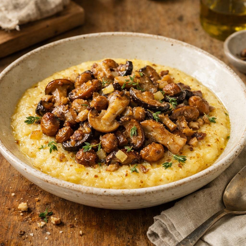 Polenta crémeuse de Noël