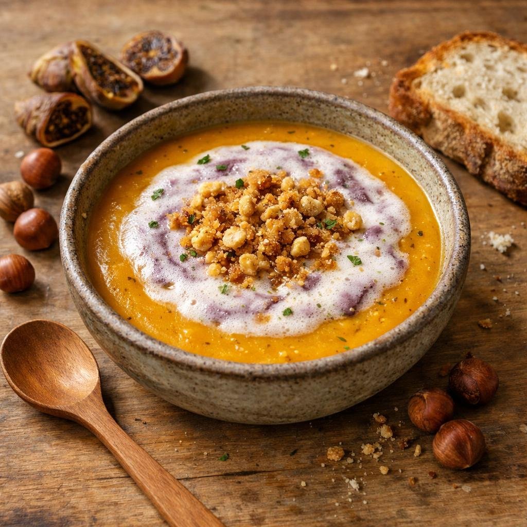 velouté potimarron figue