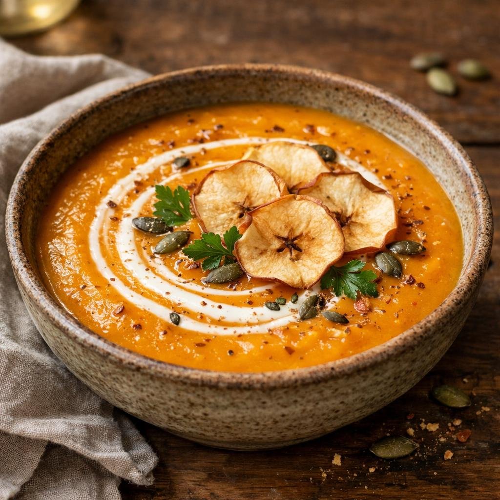 Velouté butternut cannelle orange