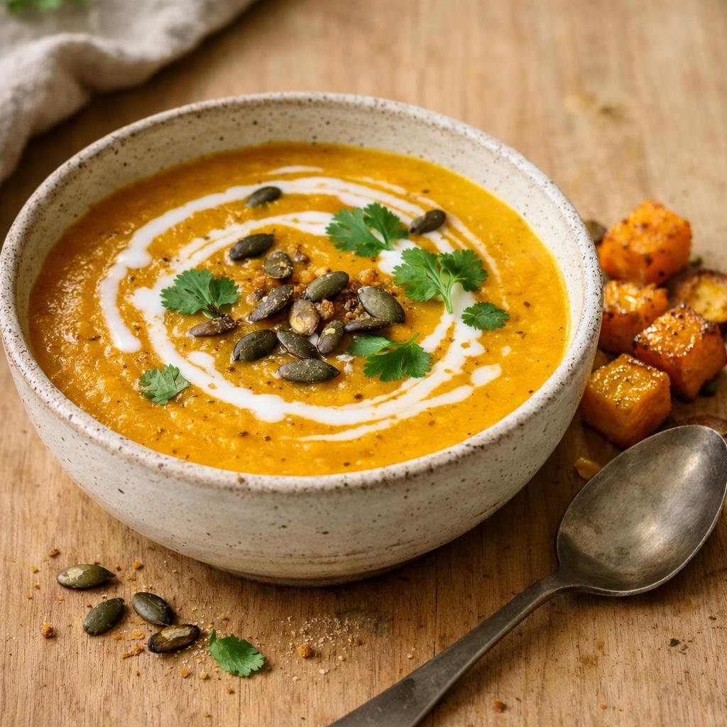 Velouté de butternut au Vinday