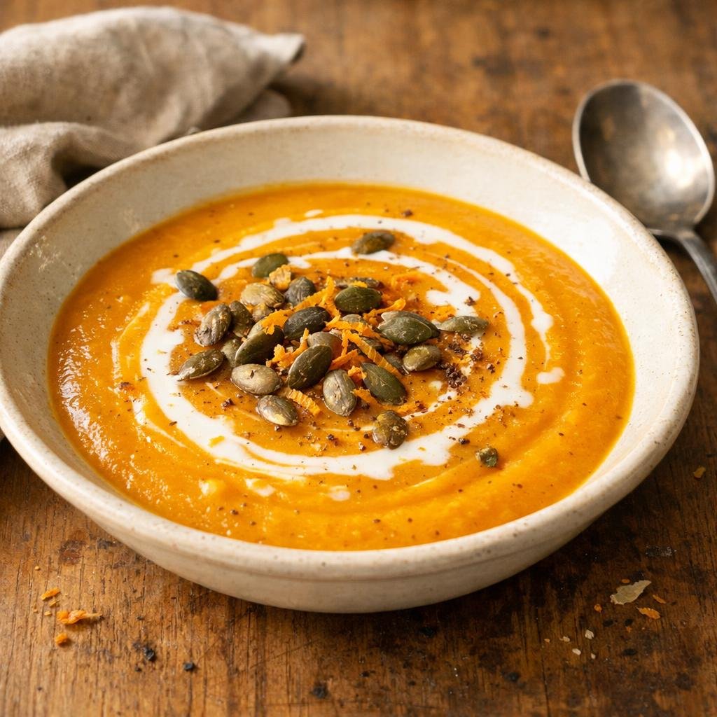Velouté de butternut infusé