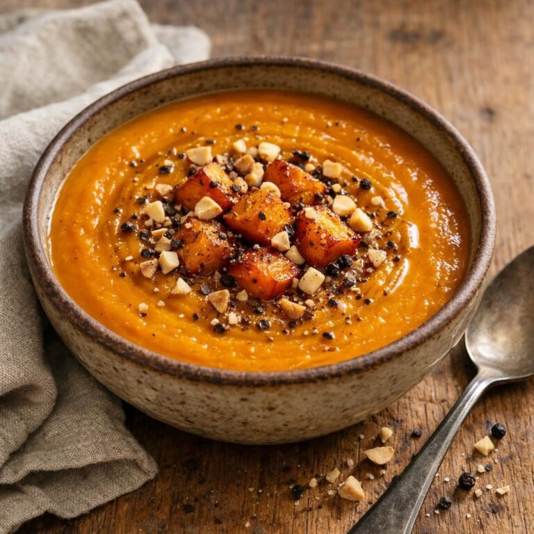 Velouté de potimarron rôti