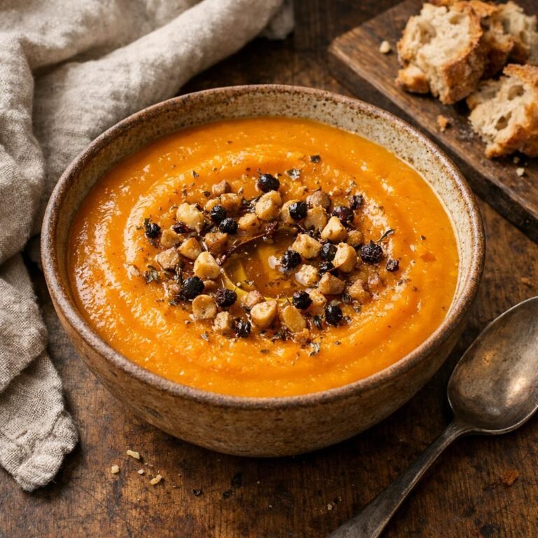 Velouté de potimarron rôti