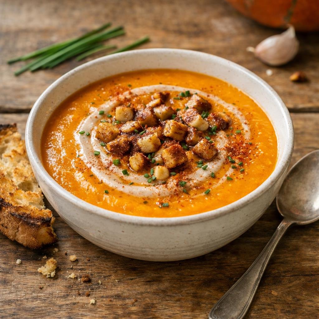 velouté potimarron tomate